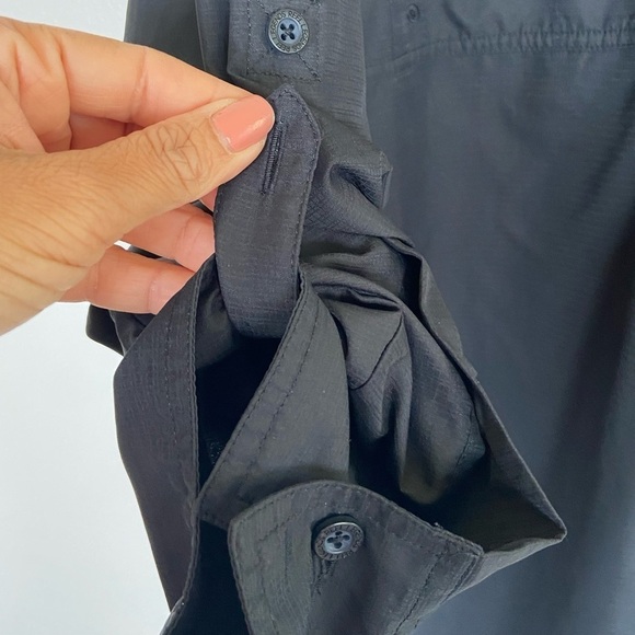 Reel Legend Men's Fishing Shirt Sz XL Black Outdoor Vented Roll Tab Long Sleeve - Picture 7 of 10